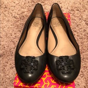 Tory Burch black Melinda flat